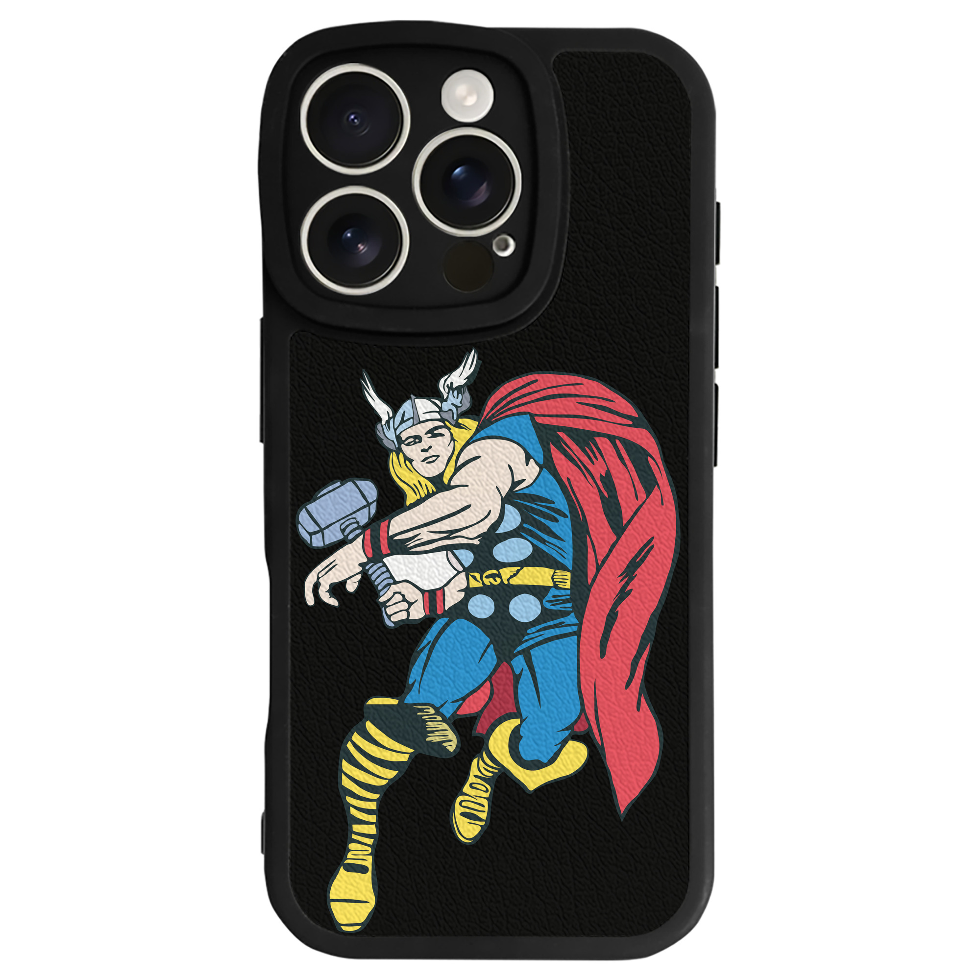 （画像用） アベンジャーズ The Avengers 【iPhone 16シリーズ対応】シリコンスマホケース（レザー調） 材質：シリコン